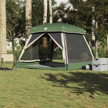 Family Tent Cabin for 6 Persons - Waterproof Green Tent