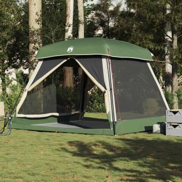 Family Tent Cabin for 6 Persons - Waterproof Green Tent