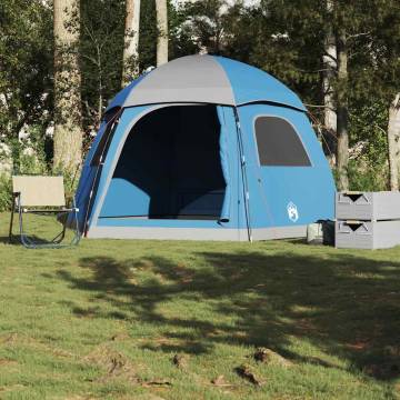 Family Tent Igloo 6-Person Waterproof - Blue | HipoMarket