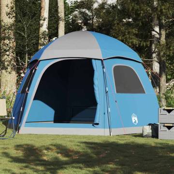 Family Tent Igloo 6-Person Waterproof - Blue | HipoMarket