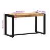 Stylish 80x35 cm Solid Mango Wood Bench | HipoMarket