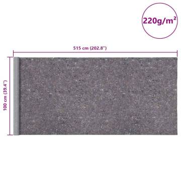 Non-slip Painter Fleece 515 cm Grey - Ultimate Floor Protection