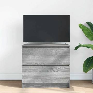 TV Cabinet Grey Sonoma - Durable 60x35x54 cm Engineered Wood