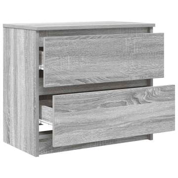 TV Cabinet Grey Sonoma - Durable 60x35x54 cm Engineered Wood