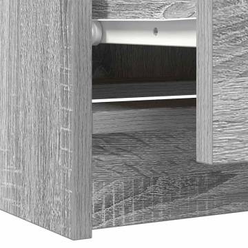 TV Cabinet Grey Sonoma - Durable 60x35x54 cm Engineered Wood