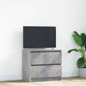 TV Cabinet Concrete Grey - Stylish & Durable | HipoMarket UK