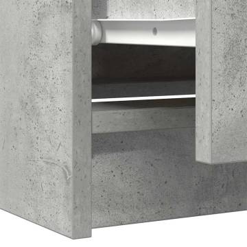 TV Cabinet Concrete Grey - Stylish & Durable | HipoMarket UK