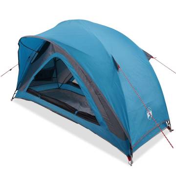 Camping Tent 1-Person Blue Waterproof - HipoMarket UK