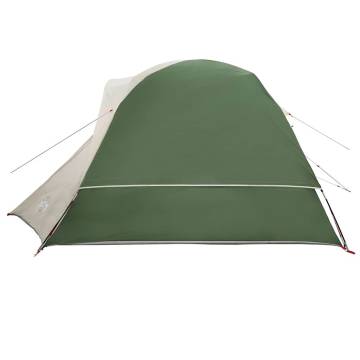 Family Tent Cabin 6-Person Green Waterproof | HipoMarket