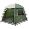 Family Tent Igloo 6-Person Green Waterproof - Hipomarket UK