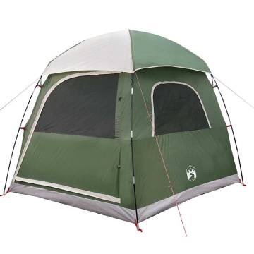 Family Tent Igloo 6-Person Green Waterproof - Hipomarket UK