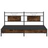 Stylish Smoked Oak Bed Frame - 183x213 cm | HipoMarket