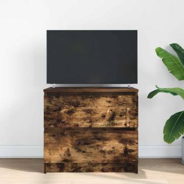 Stylish Smoked Oak TV Cabinet - 60x35x54 cm | HipoMarket