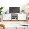 TV Cabinet White 150x30x50 cm Engineered Wood Colour white Quantity in Package 1 