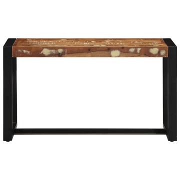 Multicolour Solid Wood Bench - 80x35x45 cm | Hipo Market