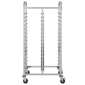 Tray Trolley with 32 GN Containers - Durable Stainless Steel