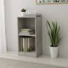 Compact Concrete Grey Bookshelf - 40x24x75 cm | HipoMarket