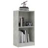 Compact Concrete Grey Bookshelf - 40x24x75 cm | HipoMarket