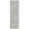 Compact Concrete Grey Bookshelf - 40x24x75 cm | HipoMarket