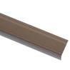 Stair Nosings L-shape 5 pcs Aluminium 100 cm Brown - HipoMarket