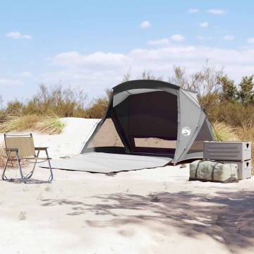 Grey Waterproof Beach Tent for 2 - Perfect Summer Shelter