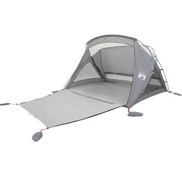 Grey Waterproof Beach Tent for 2 - Perfect Summer Shelter