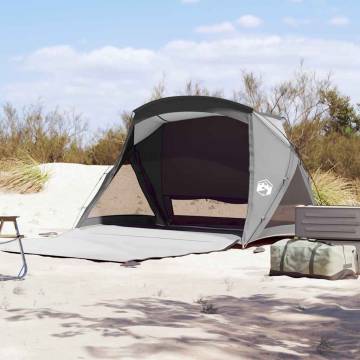 Grey Waterproof Beach Tent for 2 - Perfect Summer Shelter