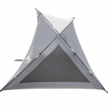 Grey Waterproof Beach Tent for 2 - Perfect Summer Shelter