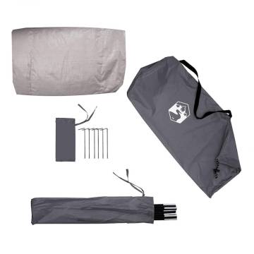 Grey Waterproof Beach Tent for 2 - Perfect Summer Shelter