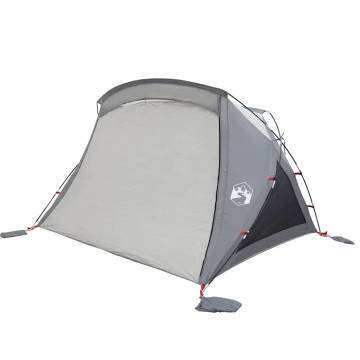 Grey Waterproof Beach Tent for 2 - Perfect Summer Shelter