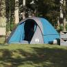 Family Tent Cabin 6-Person Blue Waterproof - HipoMarket