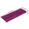 Violet Stair Mats 20 pcs | Non-Slip & Washable - Hipomarket