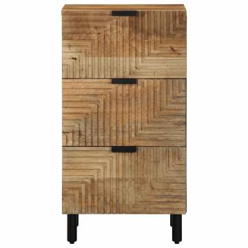 Brown Solid Wood Sideboard - 40x33x75 cm | HipoMarket