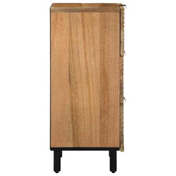 Brown Solid Wood Sideboard - 40x33x75 cm | HipoMarket