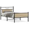 Sonoma Oak Bed Frame Without Mattress | 107x203 cm | HipoMarket