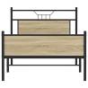 Sonoma Oak Bed Frame Without Mattress | 107x203 cm | HipoMarket