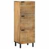 Highboard Brown - 40x33x110 cm Solid Wood Mango | HipoMarket