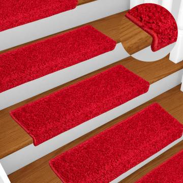 Stair Mats 20 pcs Red - Non-Slip & Stylish | Hipo Market