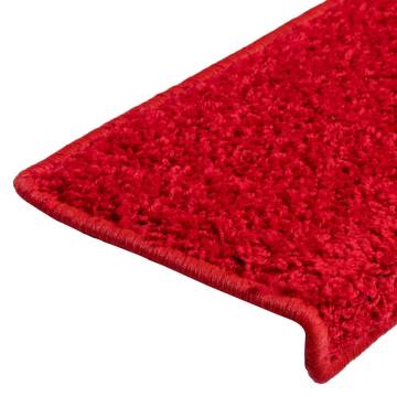 Stair Mats 20 pcs Red - Non-Slip & Stylish | Hipo Market