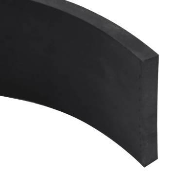 Rubber Edge for Snow Plow - Durable & Efficient 250x10x1 cm