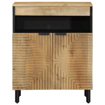 Brown Mango Wood Sideboard 60x33x75 cm - Stylish Storage