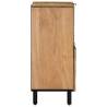 Stylish Brown Mango Wood Sideboard - 80x33x75 cm