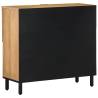 Stylish Brown Mango Wood Sideboard - 80x33x75 cm