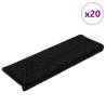  Stair Mats 20 pcs 65x21x4 cm Black Colour black Size 65 x 21 x 4 cm Quantity in Package 20 