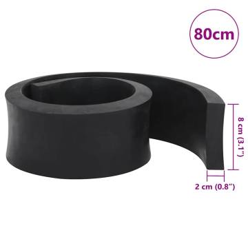 Rubber Edge for Snow Plow - 80x8x2 cm | HipoMarket UK