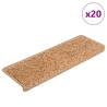  Stair Mats 20 pcs 65x21x4 cm Beige Colour beige Size 65 x 21 x 4 cm Quantity in Package 20 