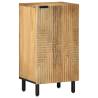 Stylish Brown Mango Wood Sideboard - 40x33x75 cm