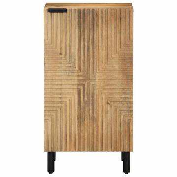 Stylish Brown Mango Wood Sideboard - 40x33x75 cm