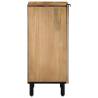 Stylish Brown Mango Wood Sideboard - 40x33x75 cm