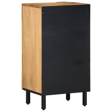 Stylish Brown Mango Wood Sideboard - 40x33x75 cm